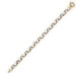 Armbånd gull, 18 karat, lengde 19 cm - 01-84/349/19