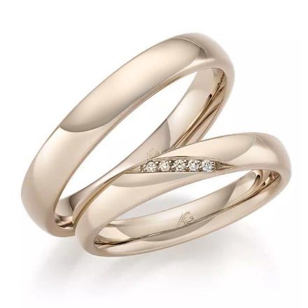 Gifteringer fra Breuning nøttefarget gull 14 kt, 3.5 mm. GERSTNER - 431283 Gifteringer fra Breuning nøttefarget gull 14 kt, 3.5 mm. GERSTNER - 431283