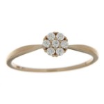 Gullring med zirkonia -593741