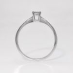 Diamantring forlovelsesring i hvitt gull 0,10 ct TW-Si - COC005523