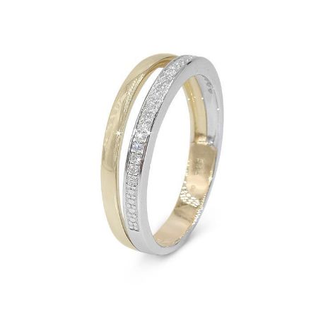 Gullring med diamanter 0.08 ct. W-Si - BUR630432 Gullring med diamanter 0.08 ct. W-Si - BUR630432