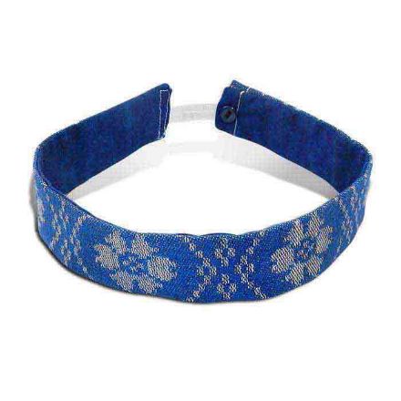 Hårbånd til Trønder bunad, blå - 310801S Hårbånd til Trønder bunad, blå - 310801S
