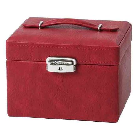 Smykkeskrin, rød - 3463795  Smykkeskrin, rød - 3463795