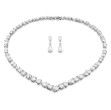 Bilde av Swarovski smykkesett Mesmera set, Mixed, cut,  hvitt - 5674306