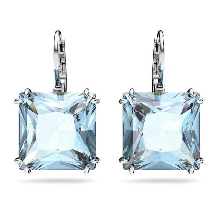 Swarovski øredobber Millenia drop Square cut, rhodium plated - 5619472 Swarovski øredobber Millenia drop Square cut, rhodium plated - 5619472