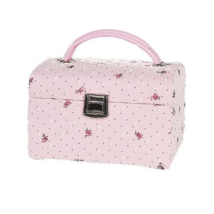 Smykkeskrin til barn, rosa/rosa med blomster - 3463613 Smykkeskrin til barn, rosa/rosa med blomster - 3463613