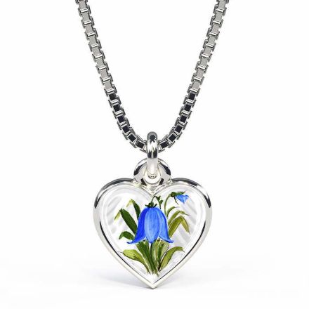 Smykke Blåklokke hjerte i sølv, til barn - 110720 Smykke Blåklokke hjerte i sølv, til barn - 110720