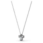 Swarovski smykke Attract Cluster Pendant, White, Rhodium Plated - 5571077