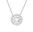 Swarovski smykke Sparkling Dance Round, hvitt - 5286137