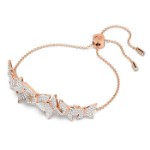 Swarovski armbånd Lilia Butterfly, hvitt, rose gold tone - 5636430