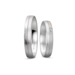 Gifteringer i platina 950, 3.5 mm. BASIC LIGHT - 44805607