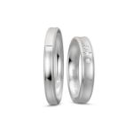 Gifteringer i platina 950, 3 mm. BASIC LIGHT - 44805639