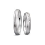 Gifteringer i platina 950, 3.5 mm. BASIC LIGHT - 44805641