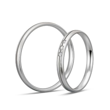 Gifteringer i platina 950, 2.5 mm. BASIC SLIM - 44804323 Gifteringer i platina 950, 2.5 mm. BASIC SLIM - 44804323