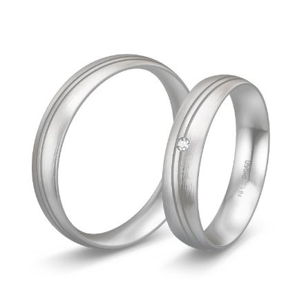 Gifteringer fra Breuning i platina 950, 4.5 mm. BASIC LIGHT - 44804239 Gifteringer fra Breuning i platina 950, 4.5 mm. BASIC LIGHT - 44804239