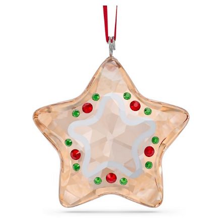 Swarovski figur Holiday Cheers Gingerbread Star Ornament - 5627610 Swarovski figur Holiday Cheers Gingerbread Star Ornament - 5627610