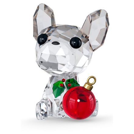 Swarovski figur Holiday Cheers French Bulldog - 5625662 Swarovski figur Holiday Cheers French Bulldog - 5625662