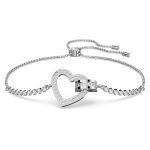 Swarovski armbånd Lovely bracelet Heart, White, Rhodium plated - 5636447