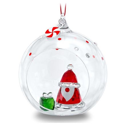 Swarovski figur Holiday Cheers Santa Claus Ball Ornament - 5596382 Swarovski figur Holiday Cheers Santa Claus Ball Ornament - 5596382