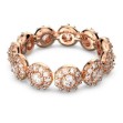 Swarovski Constella ring Round cut, Pavé, White, Rose gold-tone plated -5636274