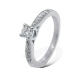 Diamantring forlovelsesring Azur 0,50 ct E-Si2 - ABR01139