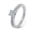 Diamantring forlovelsesring Azur 0,50 ct E-VS2 - ABR01139