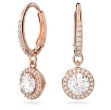 Swarovski øredobber Constella drop, rose - 5638769