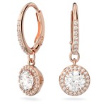 Swarovski øredobber Constella drop, rose - 5638769