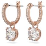 Swarovski øredobber Constella drop, rose - 5639975