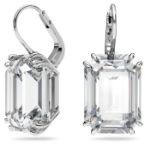 Swarovski øredobber Millenia drop, hvitt - 5636569