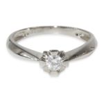 Diamantring forlovelsesring Evita 0,10 ct W-Si-50110