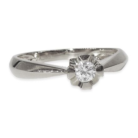 Diamantring forlovelsesring Evita 0,10 ct W-Si-50110 Diamantring forlovelsesring Evita 0,10 ct W-Si-50110