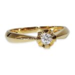 Diamantring forlovelsesring  Evita 0,10 ct W-Si-501100