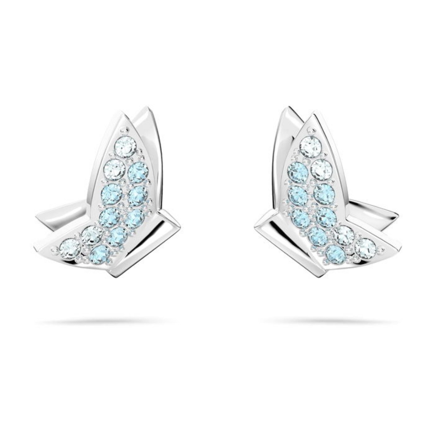 Swarovski øredobber Lilia stud Butterfly, hvit - 5662183