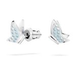 Swarovski øredobber Lilia stud Butterfly, hvit - 5662183