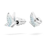 Swarovski øredobber Lilia stud Butterfly, hvit - 5662183