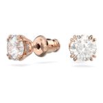 Swarovski øredobber Constella stud Round cut, rose - 5638801