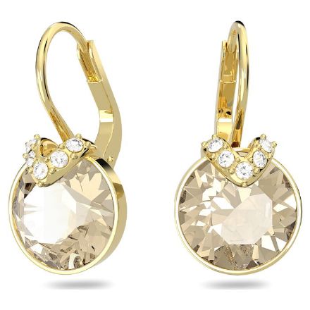 Swarovski øredobber Bella V drop Round cut, gult - 5662093 Swarovski øredobber Bella V drop Round cut, gult - 5662093