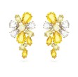 Swarovski øredobber Gema drop Flower, gult - 5652802