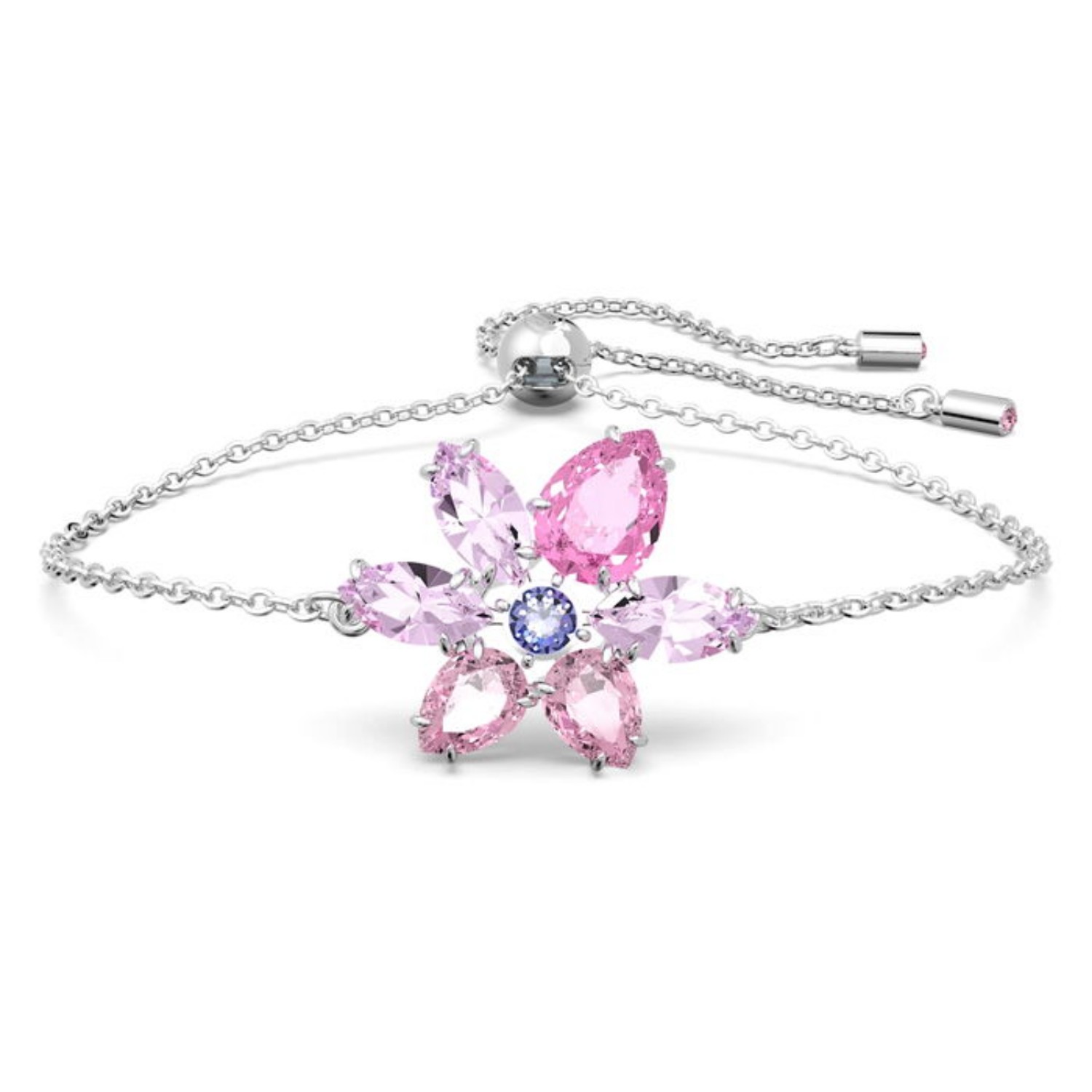 Swarovski armband Gema Mixed cuts, Flower, hvitt - 5658396