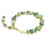 Swarovski armband Gema Mixed cuts, Green, gult - 5652822