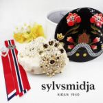 17.mai-sløyfepin 2i1, oksidert - 866150