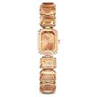 Swarovski klokke Octagon cut bracelet, brown, gult - 5630831
