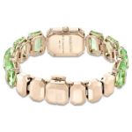 Swarovski klokke Octagon cut bracelet, green, gult - 5630834