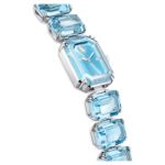 Swarovski klokke Octagon cut bracelet, blue, hvitt - 5630840