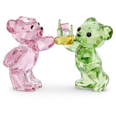 Swarovski Crystal Figurine #1016620 Kris Bear Flowers for store you