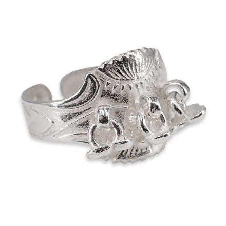 Nordlandsring, hvit , liten Nordlandssølv - 63100 Nordlandsring, hvit , liten Nordlandssølv - 63100