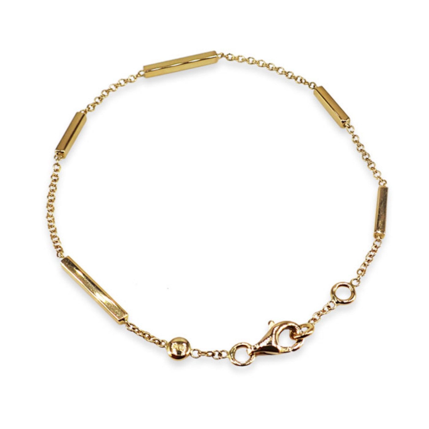 Armbånd gull, 18 karat, lengde 19 cm - 579019 