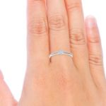 Diamantring forlovelsesring  0,20 ct i 14kt gull. Aida - 18016020