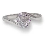 Diamantring i gull 18 kt med 0.25 ct W-Si - SL8523